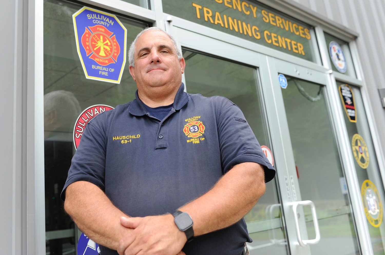 John Hauschild, Sullivan County fire coordinator, has been an active member of the Jeffersonville Fire Department for 41 years.